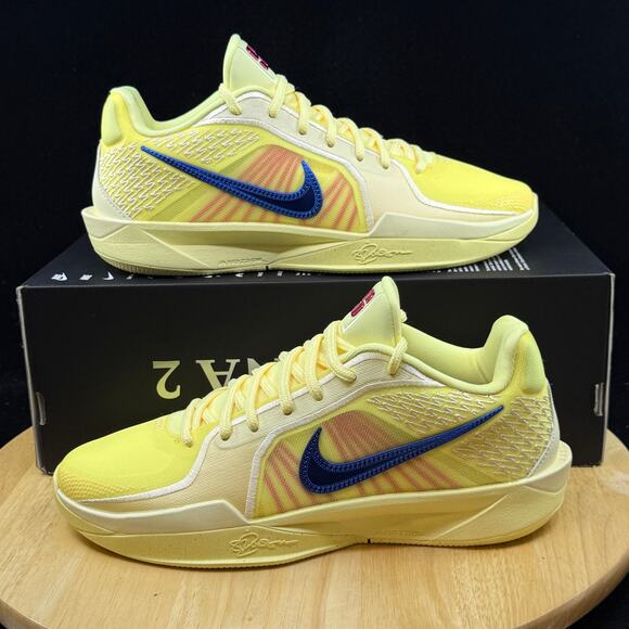 NEW Nike Sabrina 2 “Trust” Basketball Citron Yellow NBY FQ2174-800 Women Sz 8